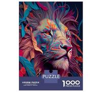 Rompecabezas De 1000 Piezas para Adolescentes The Pride Lion Rompecabezas para Adultos Juegos Relajantes Mejora La Memoria Ayuda A Ejercitar El Cerebro 38x26cm/1000pcs