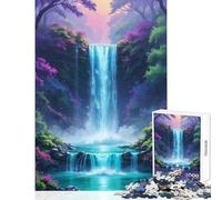 Rompecabezas de 1000 Piezas para Adolescentes The Secret Waterfall Oasis Juguetes de decoración para el hogar Gran Regalo para Juegos Juego Educativo Mejora el Amor Entre Parejas tamaño 38x52cm