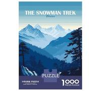 Rompecabezas De 1000 Piezas para Adolescentes The Snowman Trek Bhutan Rompecabezas para Adultos Juego De Ingenio para Mejorar La Memoria Regalos para Amigos Y Familiares 70x50cm/1000pcs