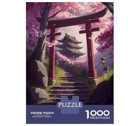 Rompecabezas De 1000 Piezas para Adolescentes The Stairs To The Pagoda Rompecabezas para Adultos Juego De Ingenio para Mejorar La Memoria Regalos para Amigos Y Familiares 70x50cm/1000pcs