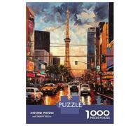 Rompecabezas De 1000 Piezas para Adolescentes The Strip Las Vegas USA Rompecabezas para Adultos Juguetes De Bricolaje Decoración del Hogar Juego Desafiante Regalos 38x26cm/1000pcs