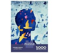 Rompecabezas De 1000 Piezas para Adolescentes Thought Rompecabezas para Adultos Juego De Ingenio Una Obra De Arte Gran Regalo para Jugar 70x50cm/1000pcs