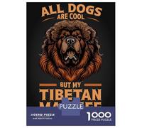 Rompecabezas De 1000 Piezas para Adolescentes Tibetan Mastiff Quote Rompecabezas para Adultos Juegos Familiares Corte De Precisión Regalos Y Cumpleaños Únicos 52x38cm/1000pcs