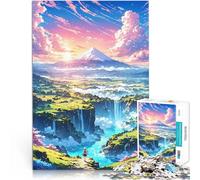 Rompecabezas de 1000 Piezas para Adolescentes Tierra de Elfos Juguetes de Juego para Regalo Familiar Decoración del hogar 38x26cm