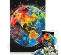Rompecabezas de 1000 Piezas para Adolescentes: Tierra frágil Tellus, Juguetes antiestrés, Actividades Divertidas para Hacer en casa, Gran Regalo para los Amantes de los Videojuegos 38x52cm