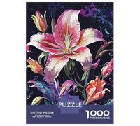 Rompecabezas De 1000 Piezas para Adolescentes Tiger Lily Rompecabezas para Adultos Juego Práctico Decoración Gran Regalo para Jugar 52x38cm/1000pcs