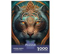 Rompecabezas De 1000 Piezas para Adolescentes Tiger Mystical Beings Rompecabezas para Adolescentes Juguetes DIY Análisis Y Lógica para Cumpleaños, Navidad 52x38cm/1000pcs