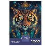 Rompecabezas De 1000 Piezas para Adolescentes Tiger's Cosmic Dream-1 Rompecabezas Juegos Relajantes Decoración De Pared Regalos para Amigos Y Familiares 70x50cm/1000pcs