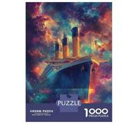 Rompecabezas De 1000 Piezas para Adolescentes Titanic in Space-1 Rompecabezas para Adultos Juego Familiar Difícil Difícil Cumpleaños Y Navidad 52x38cm/1000pcs