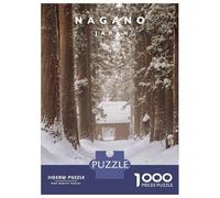 Rompecabezas De 1000 Piezas para Adolescentes Togakushi Forest Rompecabezas para Adultos Juego Familiar Decoración del Hogar Regalos para Reducir El Estrés 52x38cm/1000pcs