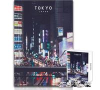 Rompecabezas de 1000 Piezas para Adolescentes Tokio, Juego desafiante, Juguetes, una Obra de Arte, Regalos de cumpleaños, tamaño 38x52cm