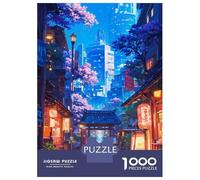 Rompecabezas De 1000 Piezas para Adolescentes Tokyo Spring Rompecabezas para Adultos Juguetes Antiestrés Alivio del Estrés Interacción Entre Padres E Hijos 38x26cm/1000pcs