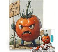 Rompecabezas de 1000 Piezas para Adolescentes Tomate en rebeldía Juguetes antiestrés difícil y desafiante cumpleaños 38x52cm