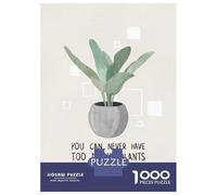 Rompecabezas De 1000 Piezas para Adolescentes Too Many Plants Rompecabezas para Adultos Juegos Familiares Corte De Precisión Regalos Y Cumpleaños Únicos 52x38cm/1000pcs