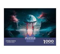 Rompecabezas De 1000 Piezas para Adolescentes Torii Gate Dan Planet Rompecabezas para Adultos Juegos Familiares Decoración del Hogar Regalos para Amigos Y Familiares 52x38cm/1000pcs