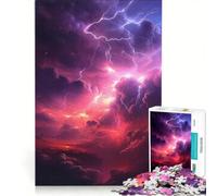 Rompecabezas de 1000 Piezas para Adolescentes: Tormenta del Apocalipsis, Juguetes para armar, decoración de Pared, con Piezas de Formas aleatorias Que encajan Perfectamente 50x75cm