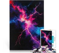 Rompecabezas de 1000 Piezas para Adolescentes Tormenta eléctrica Abstracta Análisis y lógica Interacción Entre Padres e Hijos 75x50cm