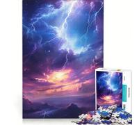 Rompecabezas de 1000 Piezas para Adolescentes Tormenta Galáctica, Juguetes para armar, decoración de Pared, con Piezas de Formas aleatorias Que encajan Perfectamente 38x26cm