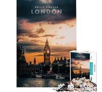 Rompecabezas de 1000 Piezas para Adolescentes Torre del Big Ben Juguetes educativos Juegos relajantes una Obra de Arte Regalos de cumpleaños tamaño 75x50cm