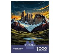 Rompecabezas De 1000 Piezas para Adolescentes Torres del Paine Patagonia Chile Rompecabezas para Adolescentes Juegos Relajantes para La Diversión Familiar Juego Desafiante Regalos 70x50cm/1000pcs