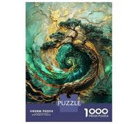Rompecabezas De 1000 Piezas para Adolescentes Tree of Time Kintsugi Art Rompecabezas para Adultos Juegos Relajantes Regalos para Mujeres Interacción Entre Padres E Hijos 70x50cm/1000pcs