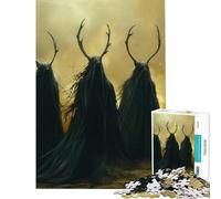 Rompecabezas de 1000 Piezas para Adolescentes Tres druidas errantes Juguetes educativos Juegos didácticos decoración de Pared Regalos de cumpleaños (tamaño 38x26cm)