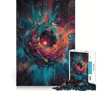 Rompecabezas de 1000 Piezas para Adolescentes Tríada Celestial,Arte,Encajamiento, Juego de Concentración Mental,Tiempo de Descanso, Ocio (38x52cm)