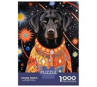 Rompecabezas De 1000 Piezas para Adolescentes Tribal Animal 15 Labrador Rompecabezas para Adultos Juegos Relajantes Vacaciones En Casa Matar El Tiempo 52x38cm/1000pcs