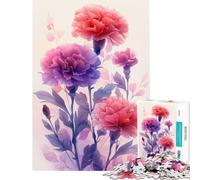 Rompecabezas de 1000 Piezas para Adolescentes trío de claveles etéreos Juegos educativos Juguete de desafío Educativo Regalo Divertido decoración de Pared (tamaño 50x75cm)