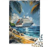 Rompecabezas De 1000 Piezas para Adolescentes Tropical Cruise Paradise-1 Rompecabezas para Adultos Juego Familiar Análisis Y Lógica Actividades Divertidas En Casa 38x26cm/1000pcs