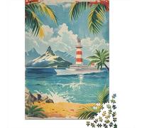 Rompecabezas De 1000 Piezas para Adolescentes Tropical Island Cruise-2 Rompecabezas para Adultos Juegos Divertidos Decoración Ayuda A Ejercitar El Cerebro 38x26cm/1000pcs