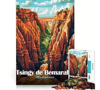 Rompecabezas de 1000 Piezas para Adolescentes Tsingy De Bemaraha Madagascar Juego de construcción de precisión para desarrollar la Agilidad Mental y el Desarrollo cognitivo Ideal para el Tiempo Libre