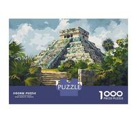 Rompecabezas De 1000 Piezas para Adolescentes Tulum Mayan Ruins Rompecabezas para Adultos Juguetes Antiestrés Difícil Difícil Cumpleaños Y Navidad 38x26cm/1000pcs