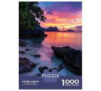 Rompecabezas De 1000 Piezas para Adolescentes Twilight Serenade Paradise Rompecabezas para Adultos Juegos Familiares Vacaciones En Casa Matar El Tiempo Difícil Y Desafiante 70x50cm/1000pcs