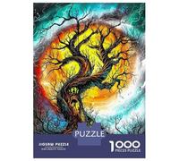 Rompecabezas De 1000 Piezas para Adolescentes Twisted Enchanted Tree Gothic Fantasy Art Rompecabezas para Adultos Juego Familiar Antiestrés Cumpleaños Y Navidad 70x50cm/1000pcs