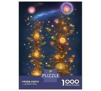 Rompecabezas De 1000 Piezas para Adolescentes Two Surreal Trees Rompecabezas para Adultos Juegos Familiares Regalos para Mujeres Cumpleaños 38x26cm/1000pcs