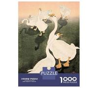 Rompecabezas De 1000 Piezas para Adolescentes Ukiyo E Geese Ohara Koson Rompecabezas para Adultos Juego Práctico Ensamblaje De Patrones Regalo De Cumpleaños, Regalos, 70x50cm/1000pcs
