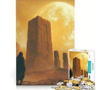 Rompecabezas de 1000 Piezas para Adolescentes: Un Astronauta Solitario descubre un Antiguo y mágico Stonehenge en un Misterioso y práctico Juego de construcción de Patrones Regalos para cumpleaños