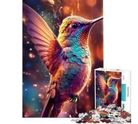 Rompecabezas de 1000 Piezas para Adolescentes Un colibrí Chupa Miel Juegos educativos Juguete de desafío Educativo Regalo Divertido Decoración de Pared (Tamaño 38x26cm)