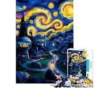 Rompecabezas de 1000 Piezas para Adolescentes Un Homenaje a Van Gogh Rompecabezas para Adultos Juego práctico análisis y lógica Un Gran Regalo para los Amantes de los Videojuegos (Tamaño 38x52cm)