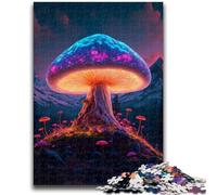 Rompecabezas de 1000 Piezas para Adolescentes Un Hongo mágico Juguetes educativos Alivia el estrés Interacción Entre Padres e Hijos para Mayores de 14 años 26x38cm