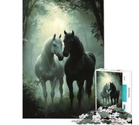 Rompecabezas de 1000 Piezas para Adolescentes Un Momento de armonía Juegos Divertidos y adictivos para Cultivar la Paciencia Regalos para Hombres y Mujeres Divertido y con Humor (Tamaño 38x26cm)