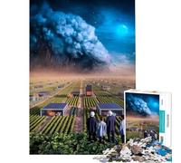 Rompecabezas de 1000 Piezas para Adolescentes Un Mundo en decadencia Juego Educativo Juguetes didácticos Obra de Arte Regalo Corte de precisión (Tamaño 50x75cm)