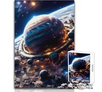 Rompecabezas de 1000 Piezas para Adolescentes: un Mundo Futuro, un pasatiempo Tranquilo y satisfactorio, Juguete de Corte de precisión Entrelazado, tamaño 38x26cm