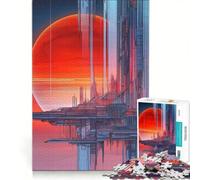 Rompecabezas de 1000 Piezas para Adolescentes: Una odisea Espacial, una Nueva estación Espacial Juego práctico, Divertido y con Humor Regalo de cumpleaños y Original 50x75cm