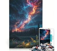Rompecabezas de 1000 Piezas para Adolescentes: Una tormenta ruge en lo Alto Un Juego exuberante y práctico, Pero Divertido y con Humor Regalos para Amigos y Familiares 38x26cm