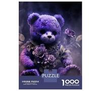 Rompecabezas De 1000 Piezas para Adolescentes Undead Teddy Bear Rompecabezas para Adultos Juegos Relajantes Ensamblaje De Patrones Regalos De Cumpleaños Y Únicos 52x38cm/1000pcs