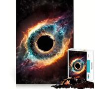 Rompecabezas de 1000 Piezas para Adolescentes Universo del Agujero Negro,Arte de Corte Exacto,Juego para ejercitar la Mente,Juego para Relajarse,Arte navideño para el Tiempo Libre 38x52cm
