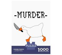 Rompecabezas De 1000 Piezas para Adolescentes Untitled Funny Duck Knife Rompecabezas para Adultos Juguete Decoración De Pared Decoración De Pared Juego Desafiante Regalos 70x50cm/1000pcs