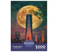 Rompecabezas De 1000 Piezas para Adolescentes Urban Moonlit Majesty -2 Rompecabezas para Adultos Juegos Divertidos Decoración Cumpleaños, Navidad 52x38cm/1000pcs